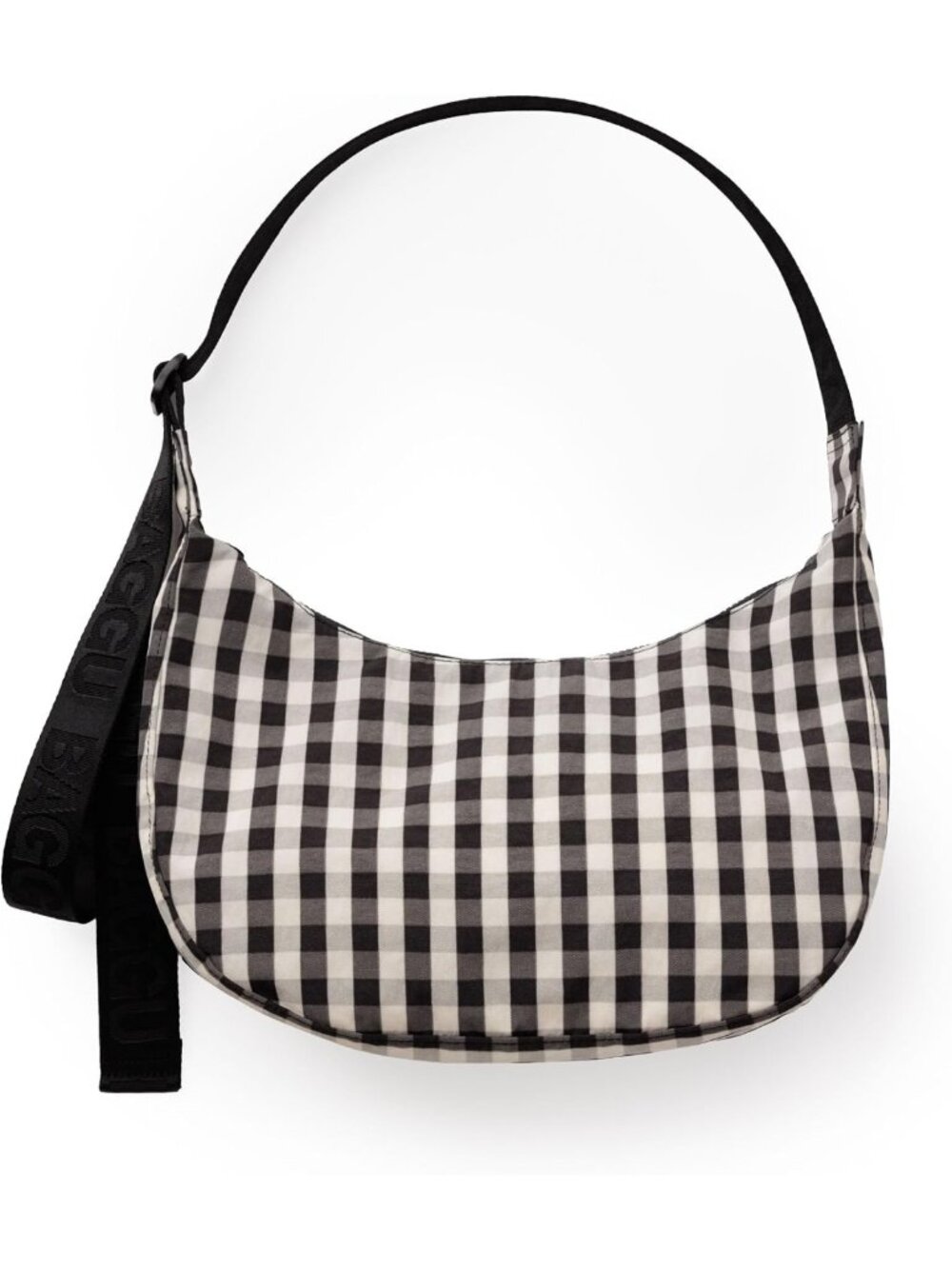Stylish Medium Nylon Crescent Bag - Versatile, Lightweight, Chic Everyday Tote